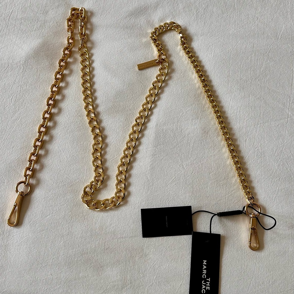 Marc Jacobs Gold Purse Chain Strap – New with Tags
